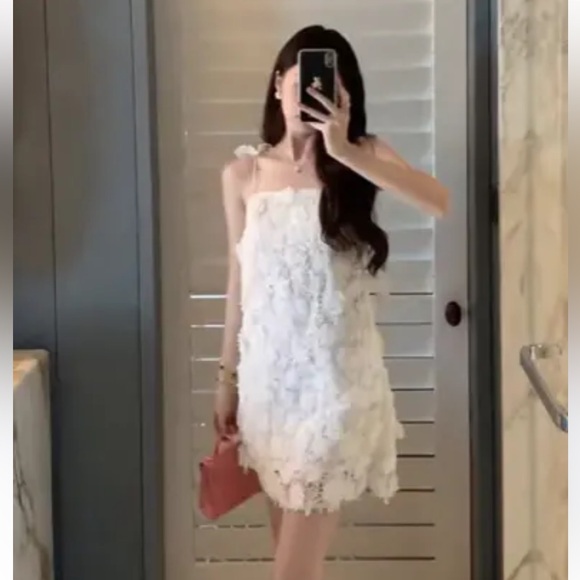 Zimmermann Ivory Guipure Lace Dress - Picture 9 of 16